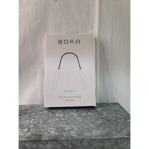 BOKA Rasana Stainless Steel Tongue Cleaner - Removes Buildup & Freshens Breath